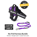 No Pull Dog Harness + 2 in 1 Dog Car Leash